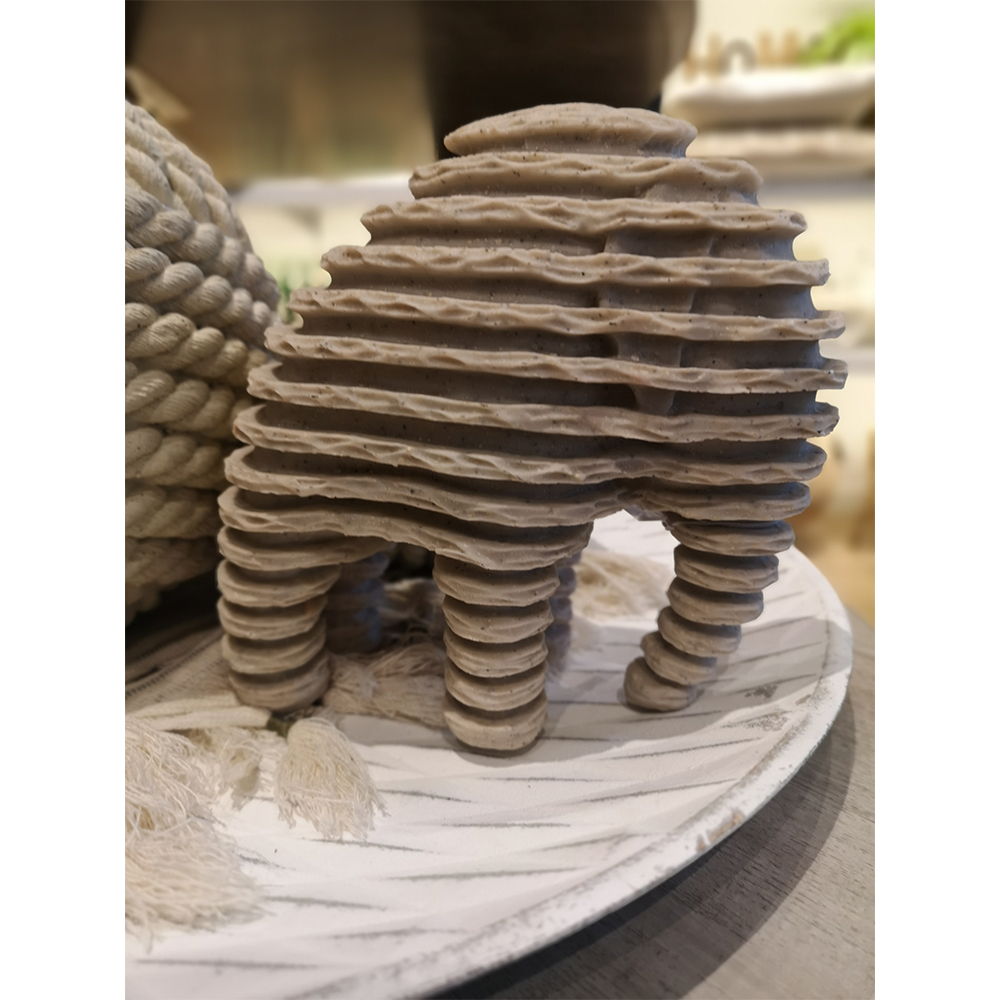 PAIDO ΔΙΑΚΟΣΜΗΤΙΚΟ ΕΛΕΦΑΝΤΑΣ 18x10x16 POLYRESIN ΓΚΡΙ - Image 3