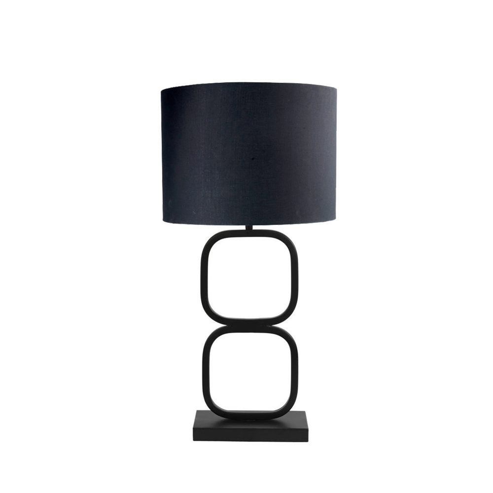 NELIO LAMP TABLE 63 IRON BLACK BLACK