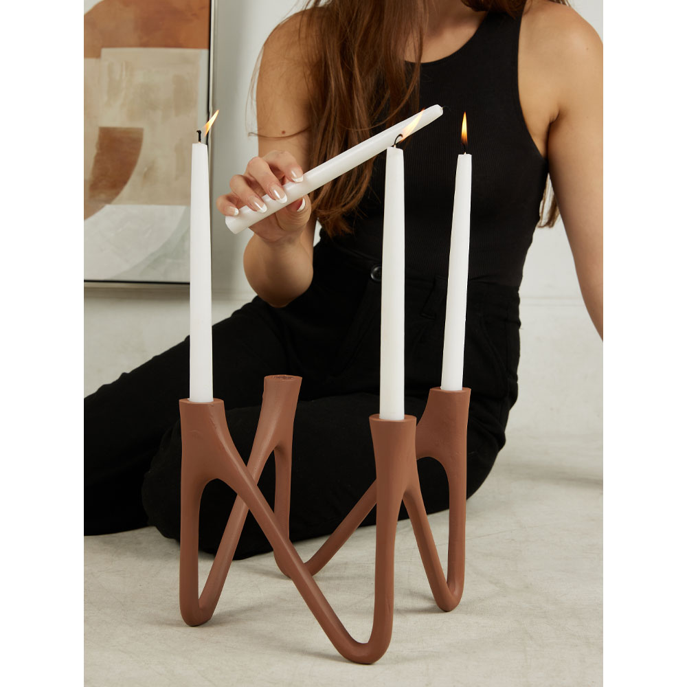 FORMAS ΚΗΡΟΠΗΓΙΟ 22x22x21 ΑΛΟΥΜΙΝΙΟ TERRACOTTA ROUGH - Image 2