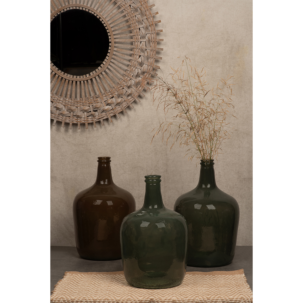 RIPE OLIVE ΜΠΟΥΚΑΛΑ 25x25x40 ΑΝΑΚΥΚΛΩΜΕΝΟ ΓΥΑΛΙ ΛΑΔΙ - Image 2