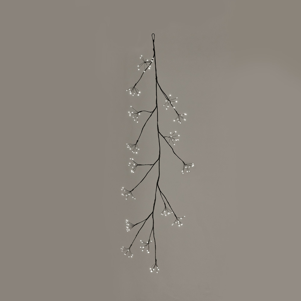 GLOW ΓΙΡΛΑΝΤΑ LED 120cm COPPER ΜΑΥΡΟ PVC