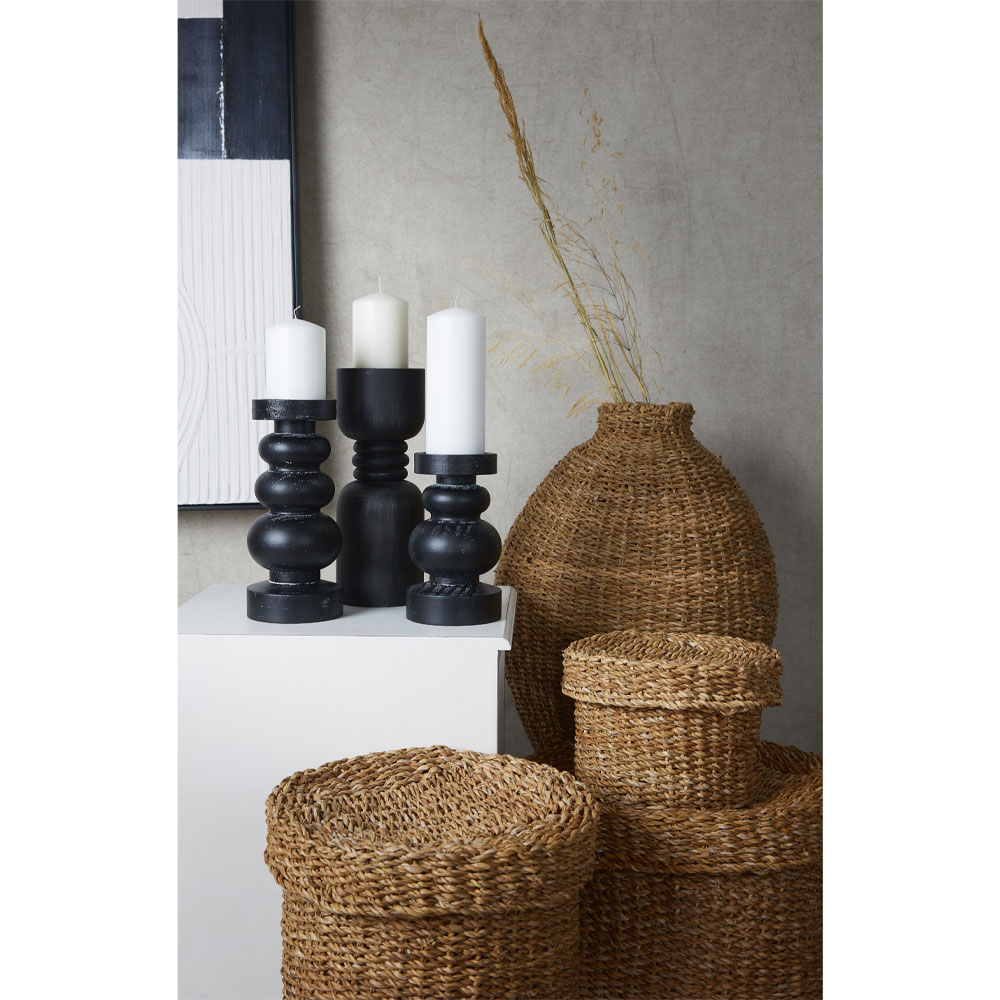 PIERRE ΚΗΡΟΠΗΓΙΟ 13x13x20 ΞΥΛΟ ΜΑΥΡΟ - Image 2