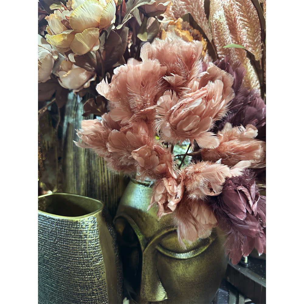 LAUREL DOE ΚΛΑΔΙ ΤΕΧΝΗΤΟ ΜΕ ΦΤΕΡΑ 54 ΦΤΕΡΟ ΜΠΕΖ - Image 3