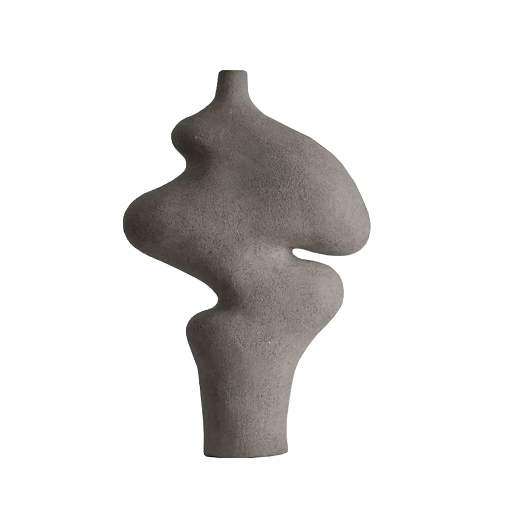 LUBANG ΒΑΖΟ 13x13x30 POLYRESIN ΓΚΡΙ