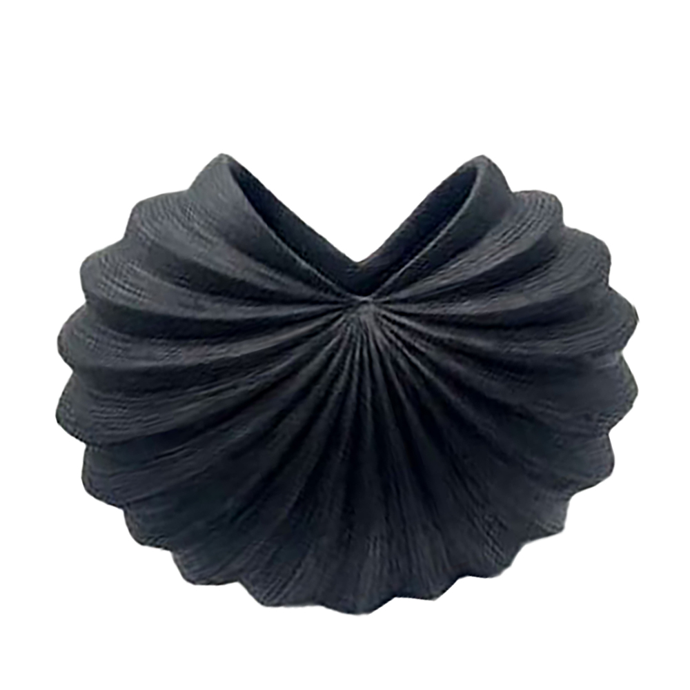 GALLINA NOIR ΒΑΖΟ 9.5x9.5x19.8 POLYRESIN ΜΑΥΡΟ ΜΑΤ
