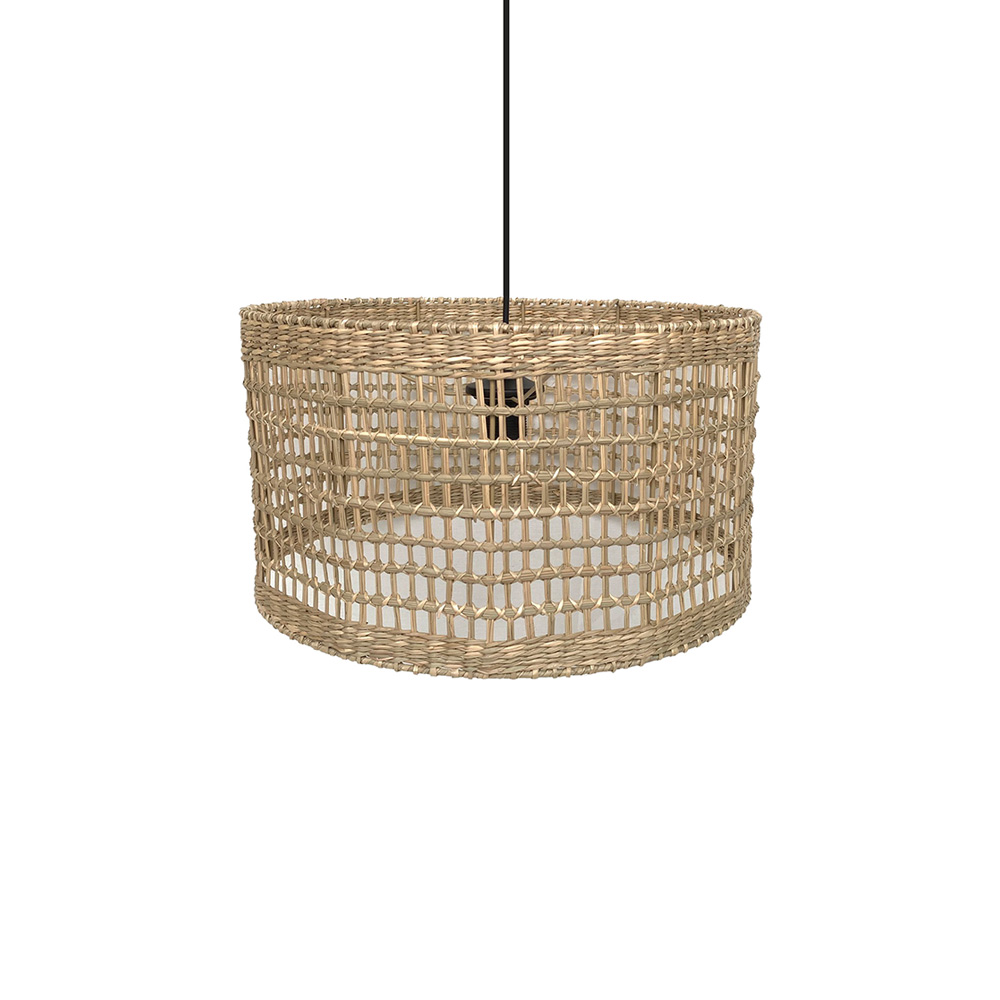 PAROS ΦΩΤΙΣΤΙΚΟ ΟΡΟΦΗΣ 45x45x25cm SEAGRASS ΦΥΣΙΚΟ