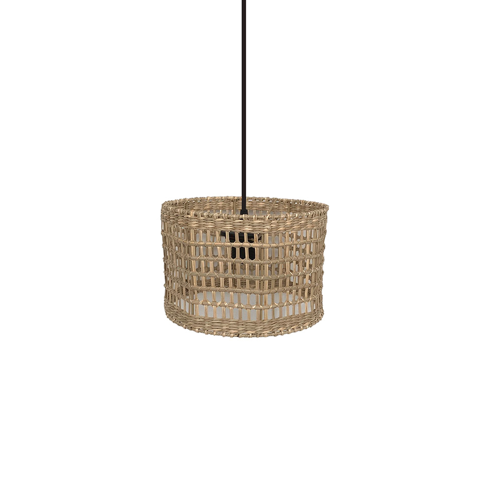 PAROS ΦΩΤΙΣΤΙΚΟ ΟΡΟΦΗΣ 25x25x17cm SEAGRASS ΦΥΣΙΚΟ