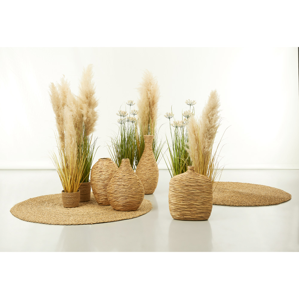IOS ΒΑΖΟ 35x35x43cm BAMBOO ΦΥΣΙΚΟ SEAGRASS - Image 2
