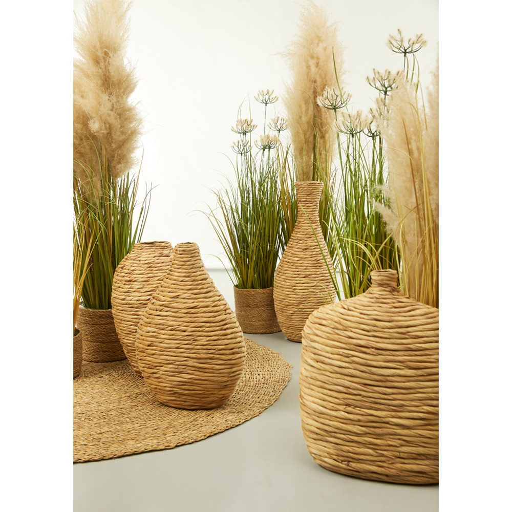 IOS ΒΑΖΟ 31x31x44cm BAMBOO ΦΥΣΙΚΟ - Image 3