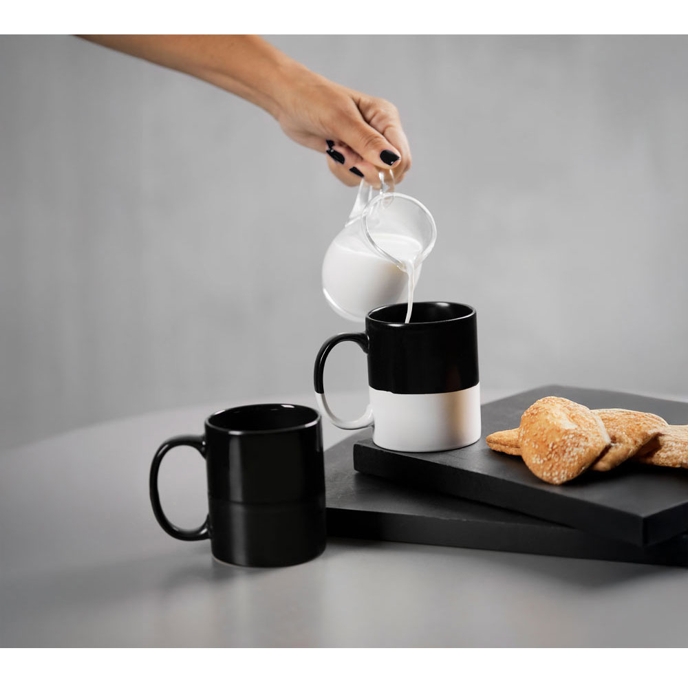 BOLD ΚΟΥΠΑ 8x8x10 NEW BONE CHINA ΜΑΥΡΟ - Image 3