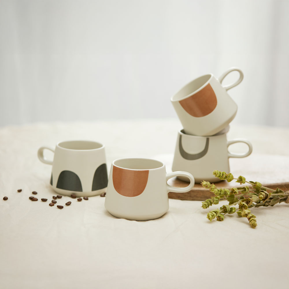 SCANDI ΚΟΥΠΑ 8x8x8 NEW BONE CHINA ΛΕΥΚΟ ELEPHANT - Image 2