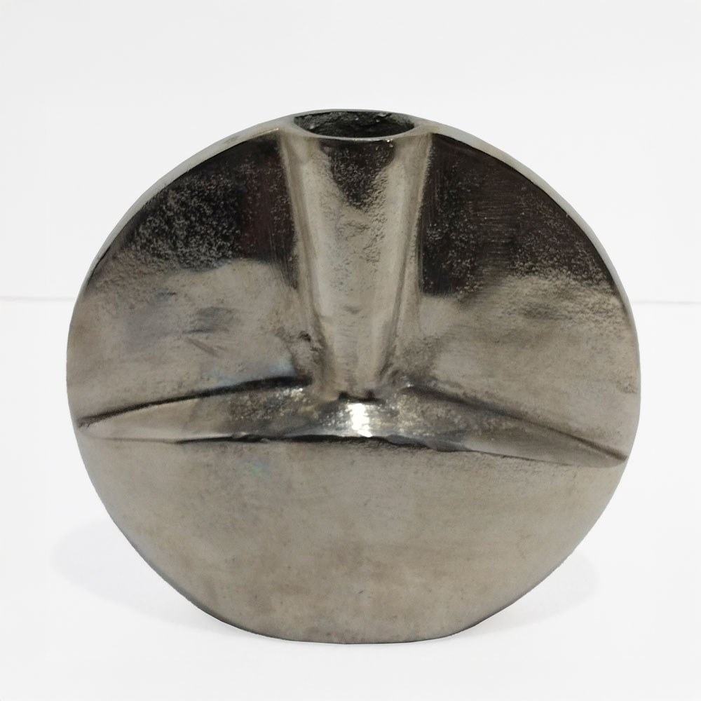 KALIA ΒΑΖΟ 27x8x27 ΑΛΟΥΜΙΝΙΟ SILVER NICKEL