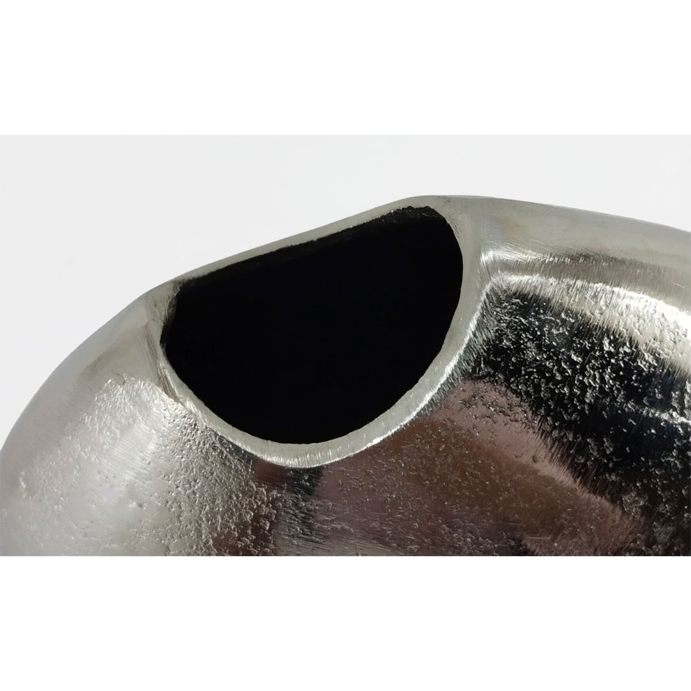 DOTO ΒΑΖΟ 16x8x18 ΑΛΟΥΜΙΝΙΟ SILVER NICKEL - Image 2
