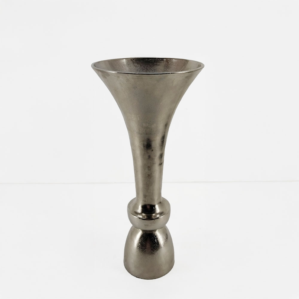 LUXOR ΒΑΖΟ 23x23x50 ΑΛΟΥΜΙΝΙΟ SILVER NICKEL