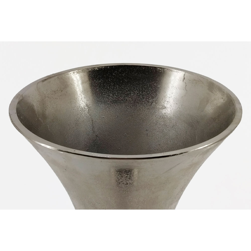 LUXOR ΒΑΖΟ 23x23x50 ΑΛΟΥΜΙΝΙΟ SILVER NICKEL - Image 2