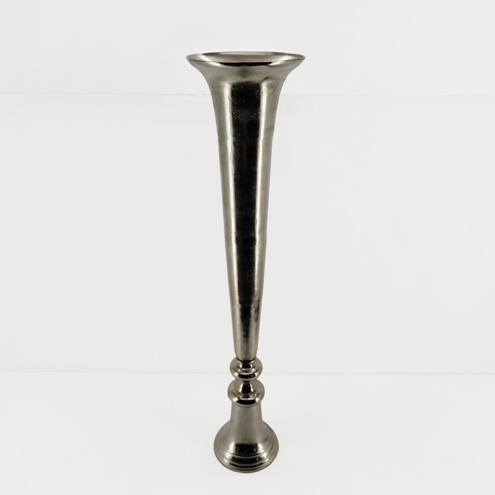 FLORES ΒΑΖΟ 26x26x115 ΑΛΟΥΜΙΝΙΟ SILVER NICKEL