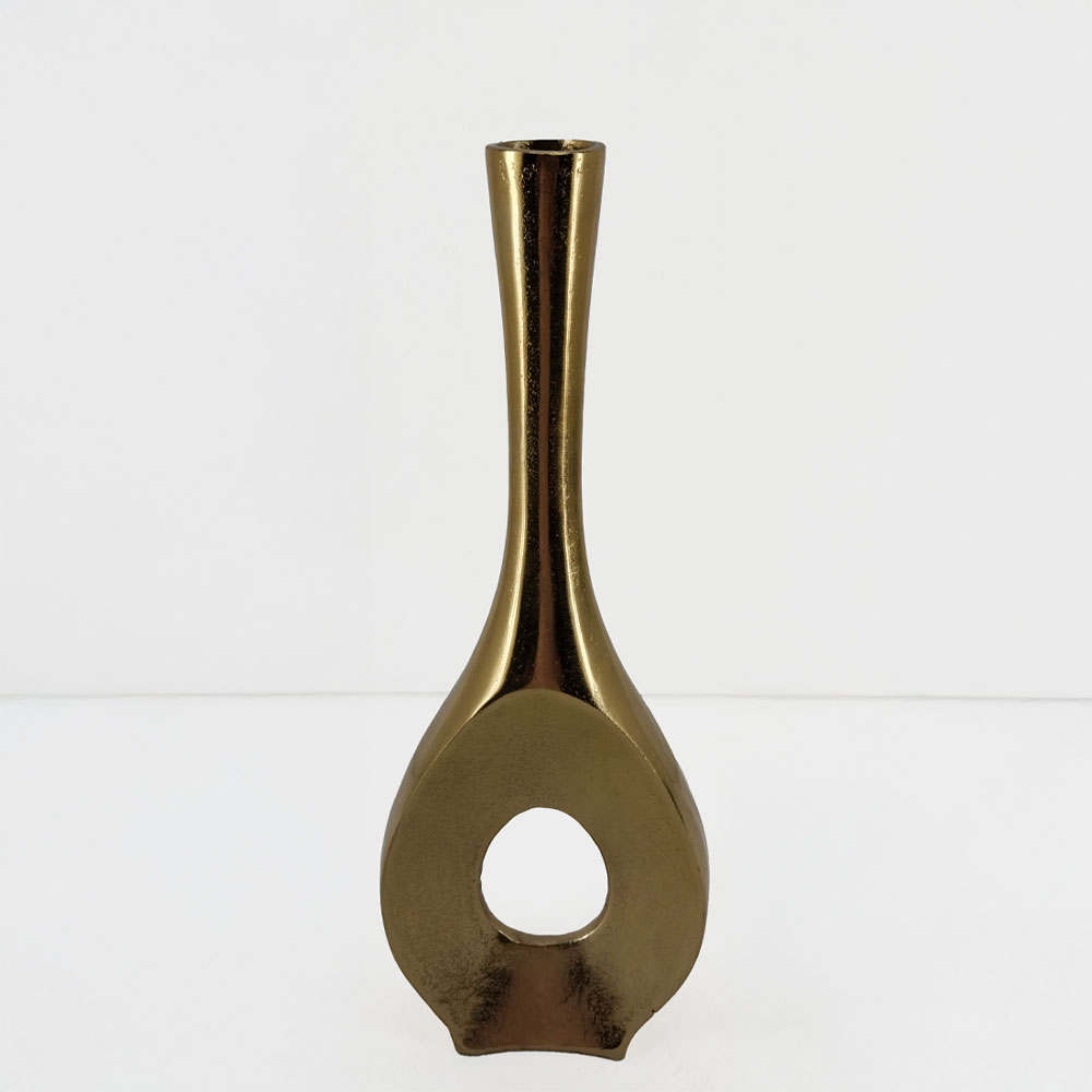 ADEL ΒΑΖΟ 17x5x46 ΑΛΟΥΜΙΝΙΟ ΧΡΥΣΟ