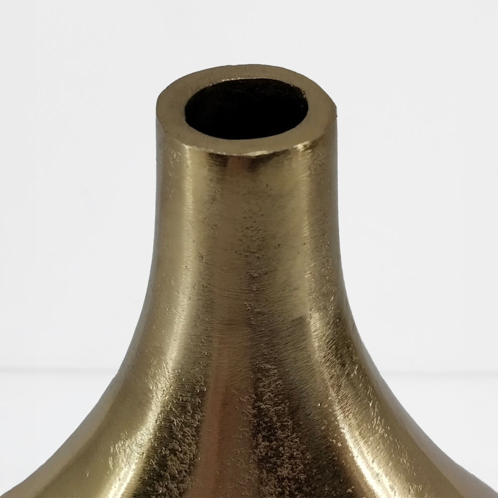 ADEL OVAL ΒΑΖΟ 28x7x35 ΑΛΟΥΜΙΝΙΟ ΧΡΥΣΟ - Image 2