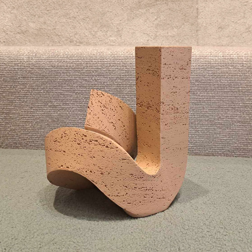GORM ΒΑΖΟ 21x19x25 POLYRESIN TERRACOTTA - Image 2