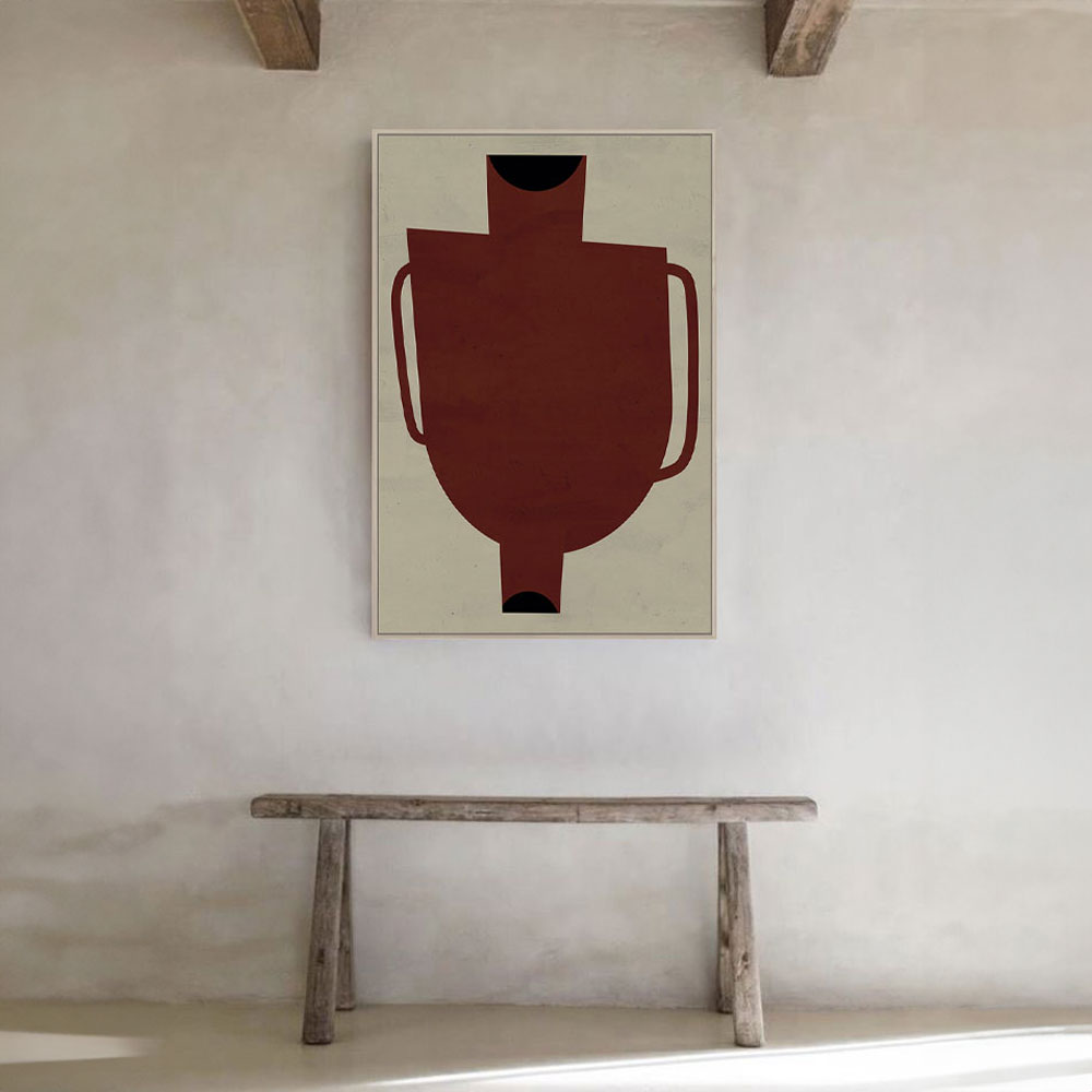 ART POTERIE ΠΙΝΑΚΑΣ ΔΙΑΚΟΣΜΗΣΗΣ 83x123x4 ΚΑΜΒΑΣ ΠΟΛΥΧΡΩΜΟ ΞΥΛΟ ΦΥΣΙΚΟ - Image 2