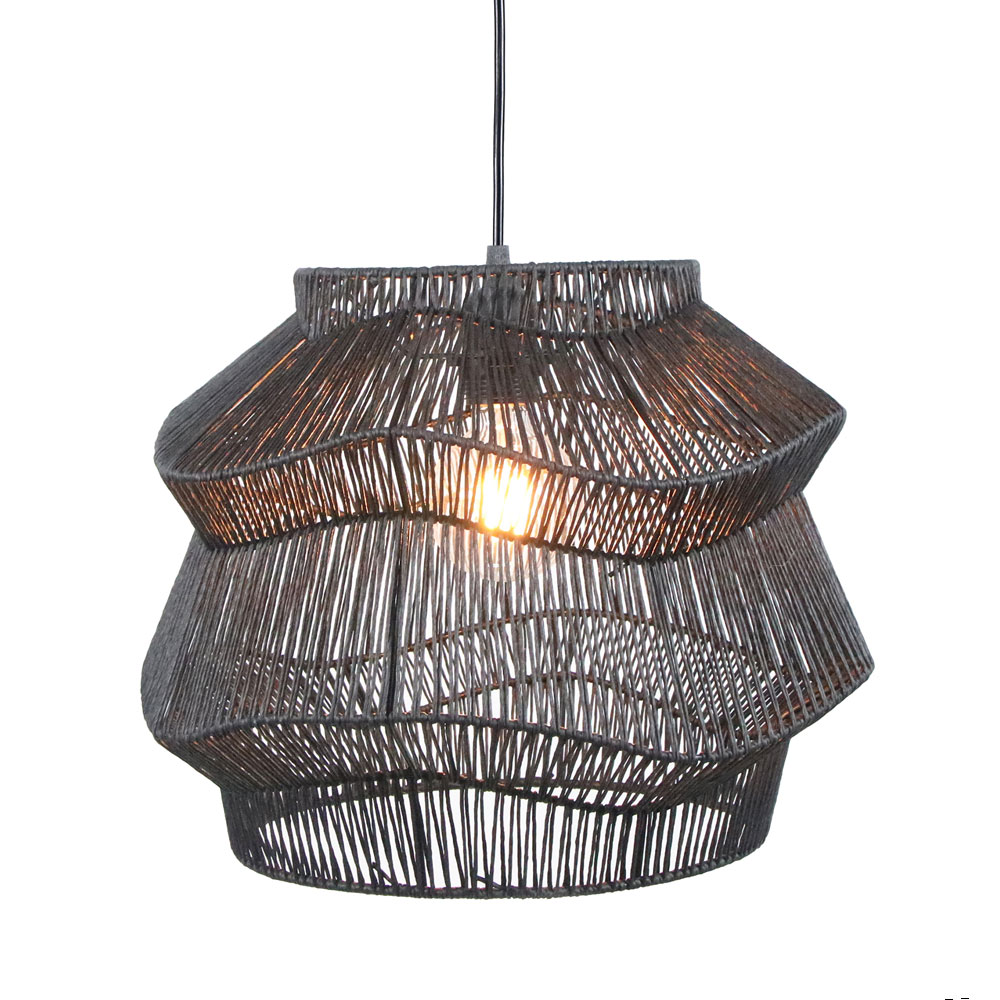 ZANZIBAR B ΦΩΤΙΣΤΙΚΟ ΟΡΟΦΗΣ 36x36x30cm ΜΕΤΑΛΛΟ ΜΑΥΡΟ ΣΧΟΙΝΙ