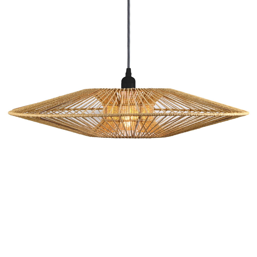 BALI ΦΩΤΙΣΤΙΚΟ ΟΡΟΦΗΣ 60x60x12cm ΜΕΤΑΛΛΟ ΦΥΣΙΚΟ ΣΧΟΙΝΙ