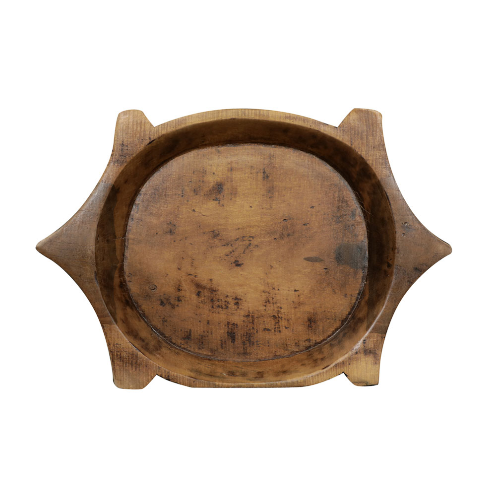 TURTLE ΔΙΣΚΟΣ ΔΙΑΚΟΣΜΗΣΗΣ 38x23x13 ΞΥΛΟ ΚΑΦΕ - Image 2