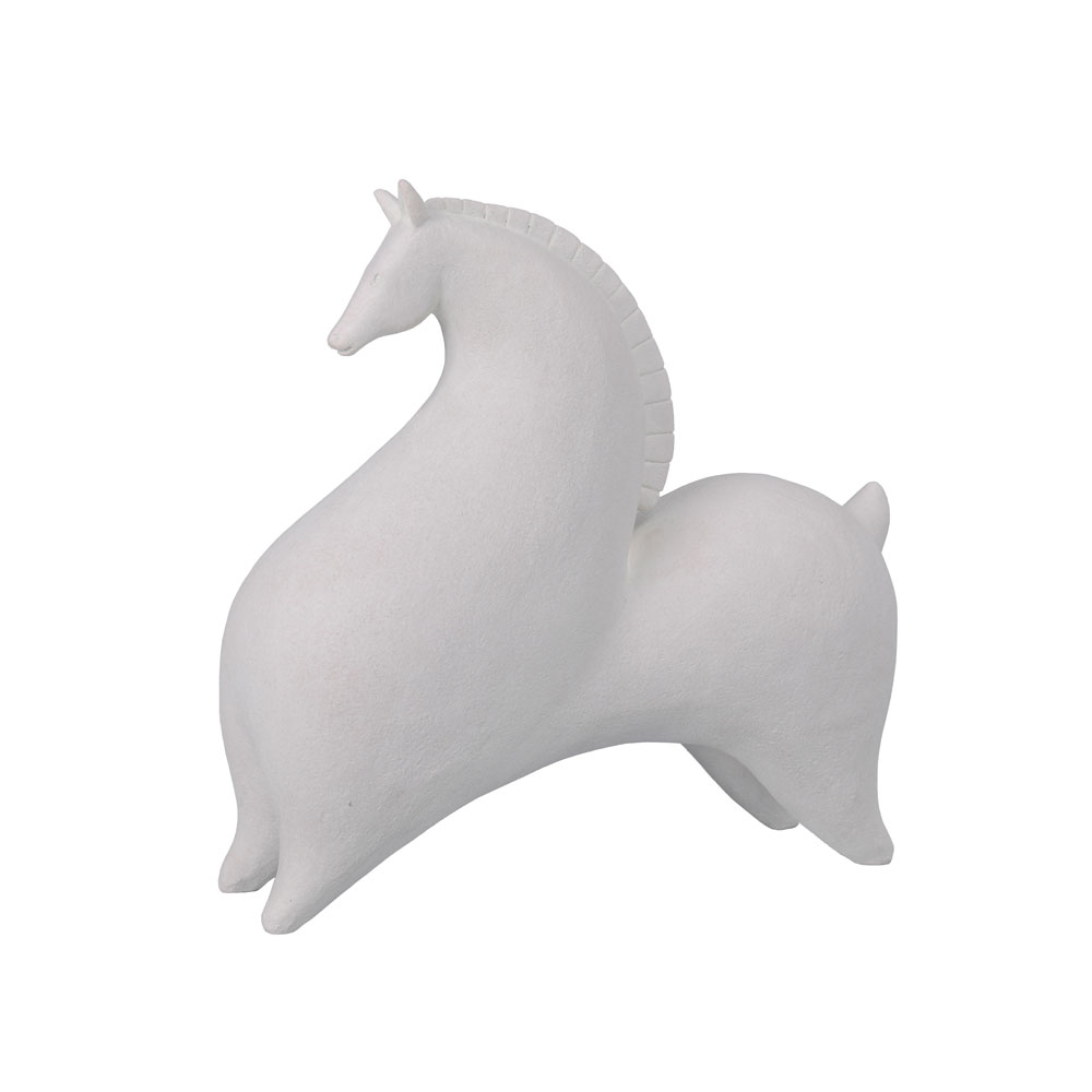 AEGEAN ΔΙΑΚΟΣΜΗΤΙΚΟ ΑΛΟΓΟ 26x11x24cm POLYRESIN ΛΕΥΚΟ