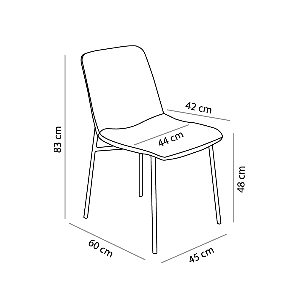 BRICK ΚΑΡΕΚΛΑ ΓΚΡΙ 45x60x83 - Image 5