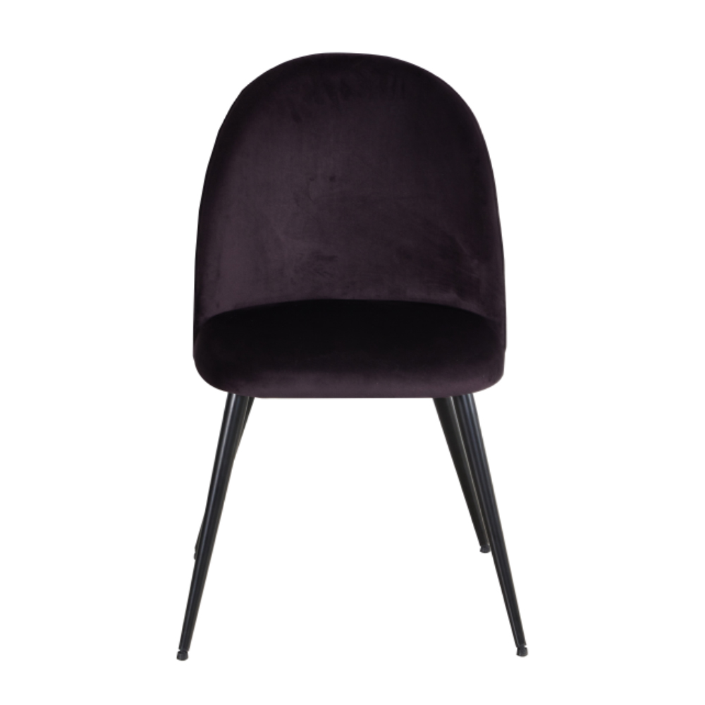 ZIZEL ΚΑΡΕΚΛΑ VIOLET ΣΚΟΥΡΟ 47x56,5xH84cm - Image 3