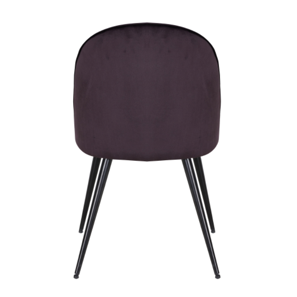 ZIZEL ΚΑΡΕΚΛΑ VIOLET ΣΚΟΥΡΟ 47x56,5xH84cm - Image 4