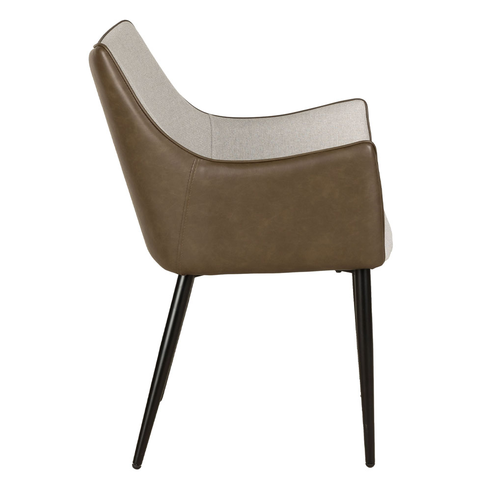 MALONE ΚΑΡΕΚΛΑ ΠΟΛΥΘΡΟΝΑ BEIGE ΛΑΔΙ 46x61x86.5 - Image 2