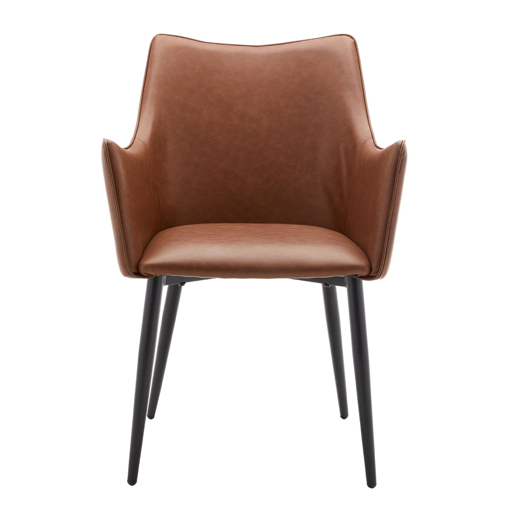 MALONE ΚΑΡΕΚΛΑ ΠΟΛΥΘΡΟΝΑ TABAC 46x61x86.5 - Image 2