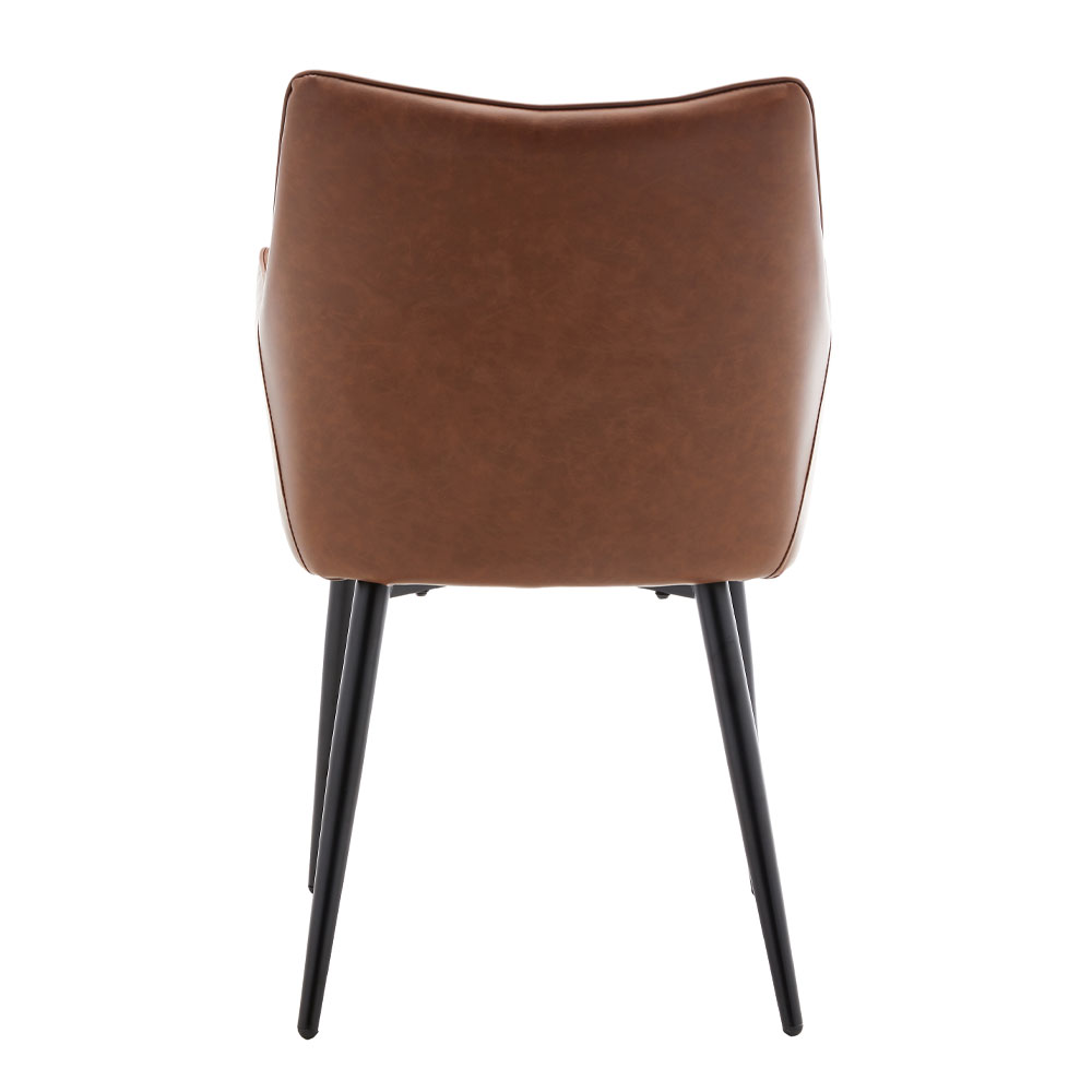 MALONE ΚΑΡΕΚΛΑ ΠΟΛΥΘΡΟΝΑ TABAC 46x61x86.5 - Image 3