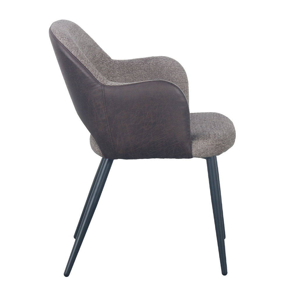 ASCOT ΚΑΡΕΚΛΑ ΚΑΦΕ ΣΚΟΥΡΟ 60x63.5x79 - Image 2