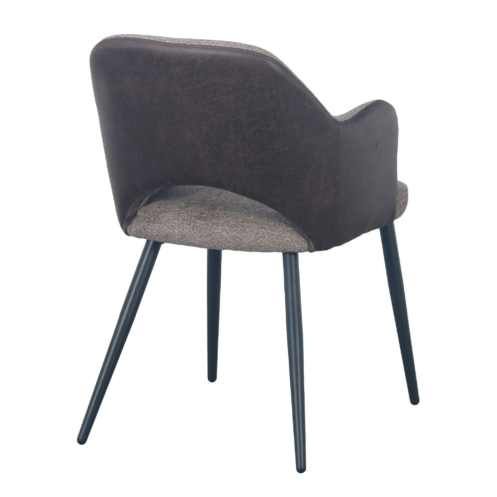 ASCOT ΚΑΡΕΚΛΑ ΚΑΦΕ ΣΚΟΥΡΟ 60x63.5x79 - Image 3
