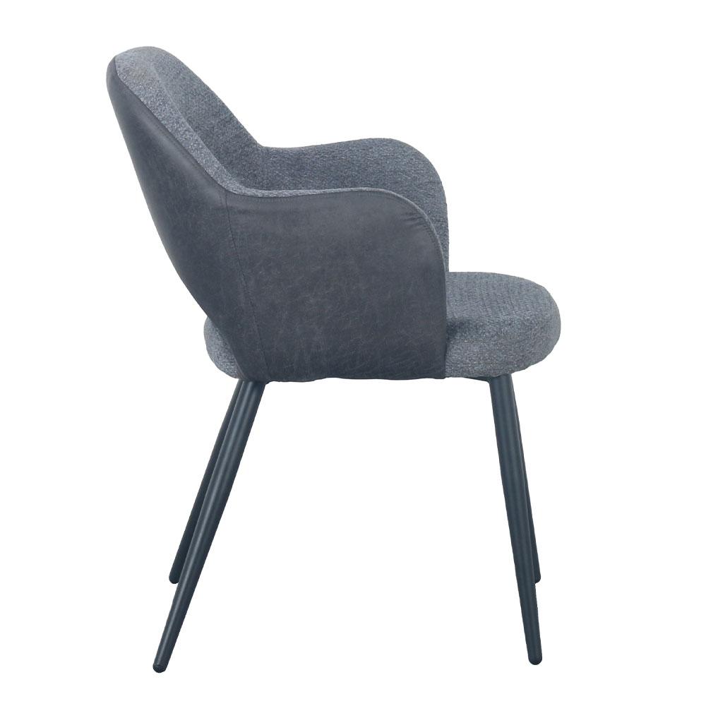 ASCOT ΚΑΡΕΚΛΑ ΓΚΡΙ ΣΚΟΥΡΟ 60x63.5x79 - Image 2