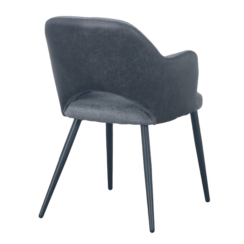 ASCOT ΚΑΡΕΚΛΑ ΓΚΡΙ ΣΚΟΥΡΟ 60x63.5x79 - Image 3