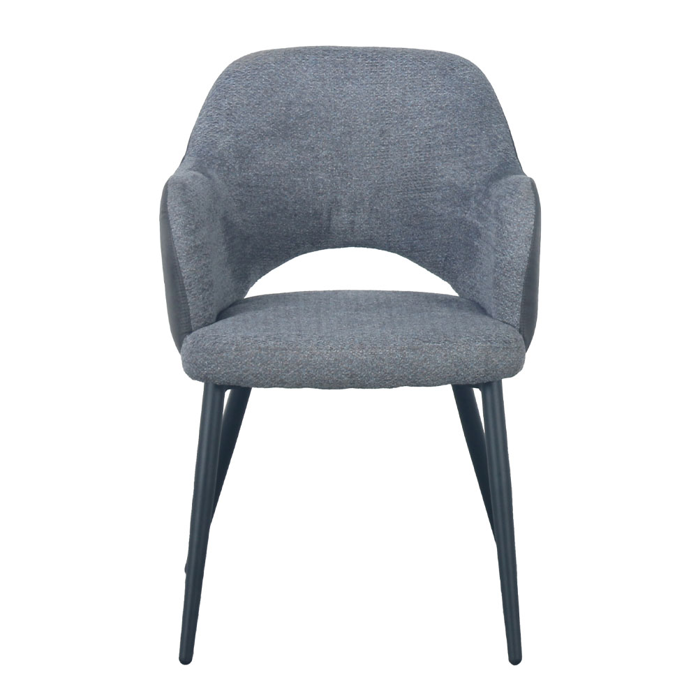 ASCOT ΚΑΡΕΚΛΑ ΓΚΡΙ ΣΚΟΥΡΟ 60x63.5x79 - Image 4