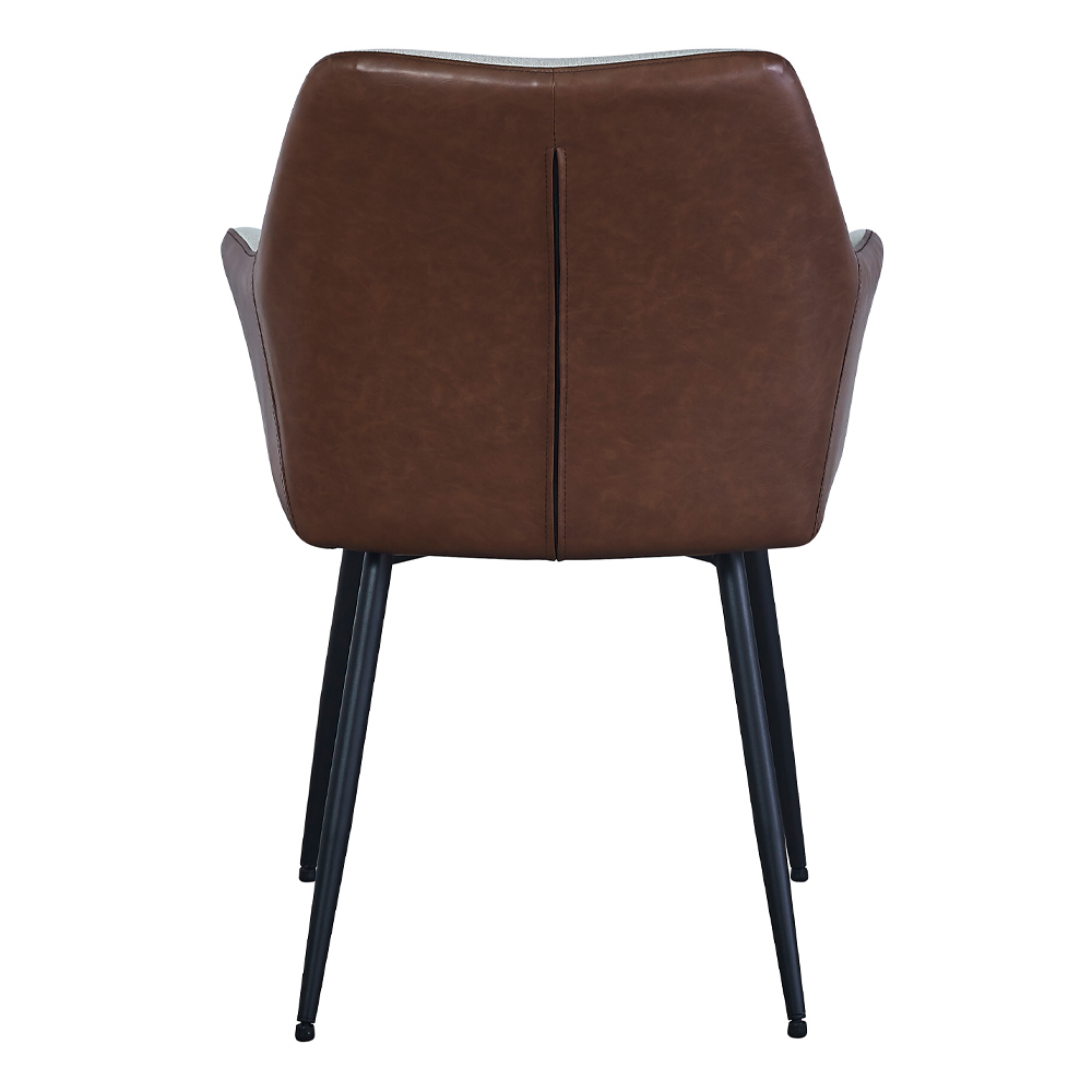 VISITOR ΚΑΡΕΚΛΑ BEIGE TABAC 57.5x57x87 - Image 3