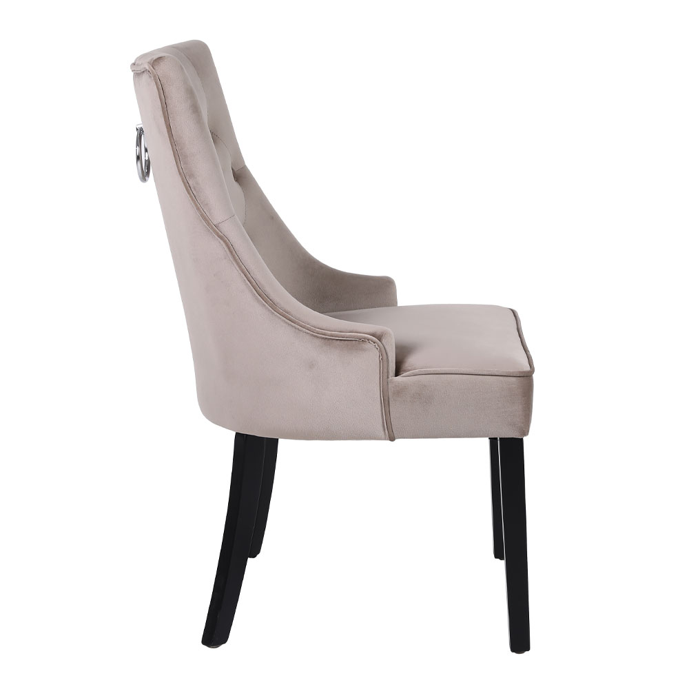 VERONA ΚΑΡΕΚΛΑ ΜΕ ΜΕΤΑΛΛΙΚΟ ΚΡΙΚΟ BEIGE 57x47x98 - Image 2