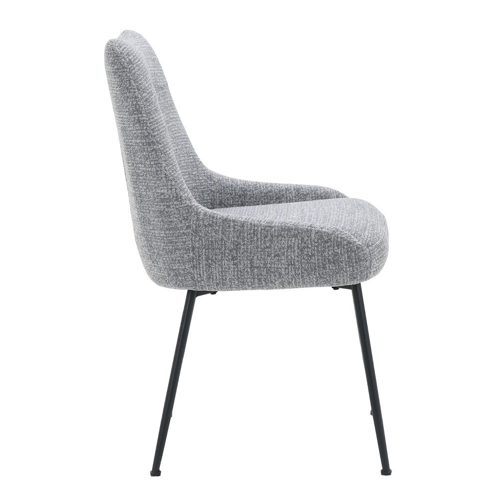 DON ΚΑΡΕΚΛΑ ΓΚΡΙ 52x57x86.5cm - Image 2