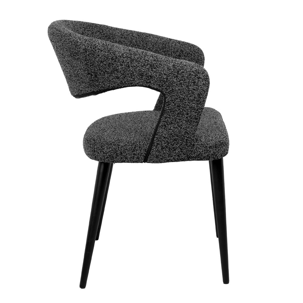 CAPRICE ΚΑΡΕΚΛΑ ΠΟΛΥΘΡΟΝΑ ΜΑΥΡΟ ΓΚΡΙ 53.5x57x80.5 - Image 3