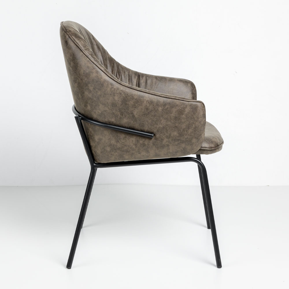 TOSCA ΚΑΡΕΚΛΑ ΠΟΛΥΘΡΟΝΑ ΚΑΦΕ 62x63x90.5 - Image 3