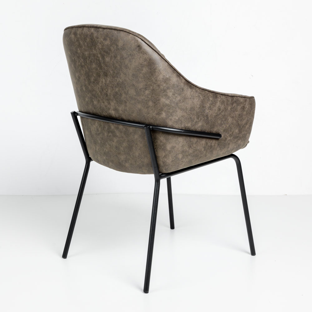 TOSCA ΚΑΡΕΚΛΑ ΠΟΛΥΘΡΟΝΑ ΚΑΦΕ 62x63x90.5 - Image 4