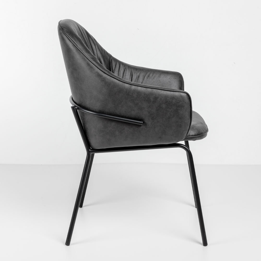 TOSCA ΚΑΡΕΚΛΑ ΠΟΛΥΘΡΟΝΑ ΓΚΡΙ 62x63x90.5 - Image 3