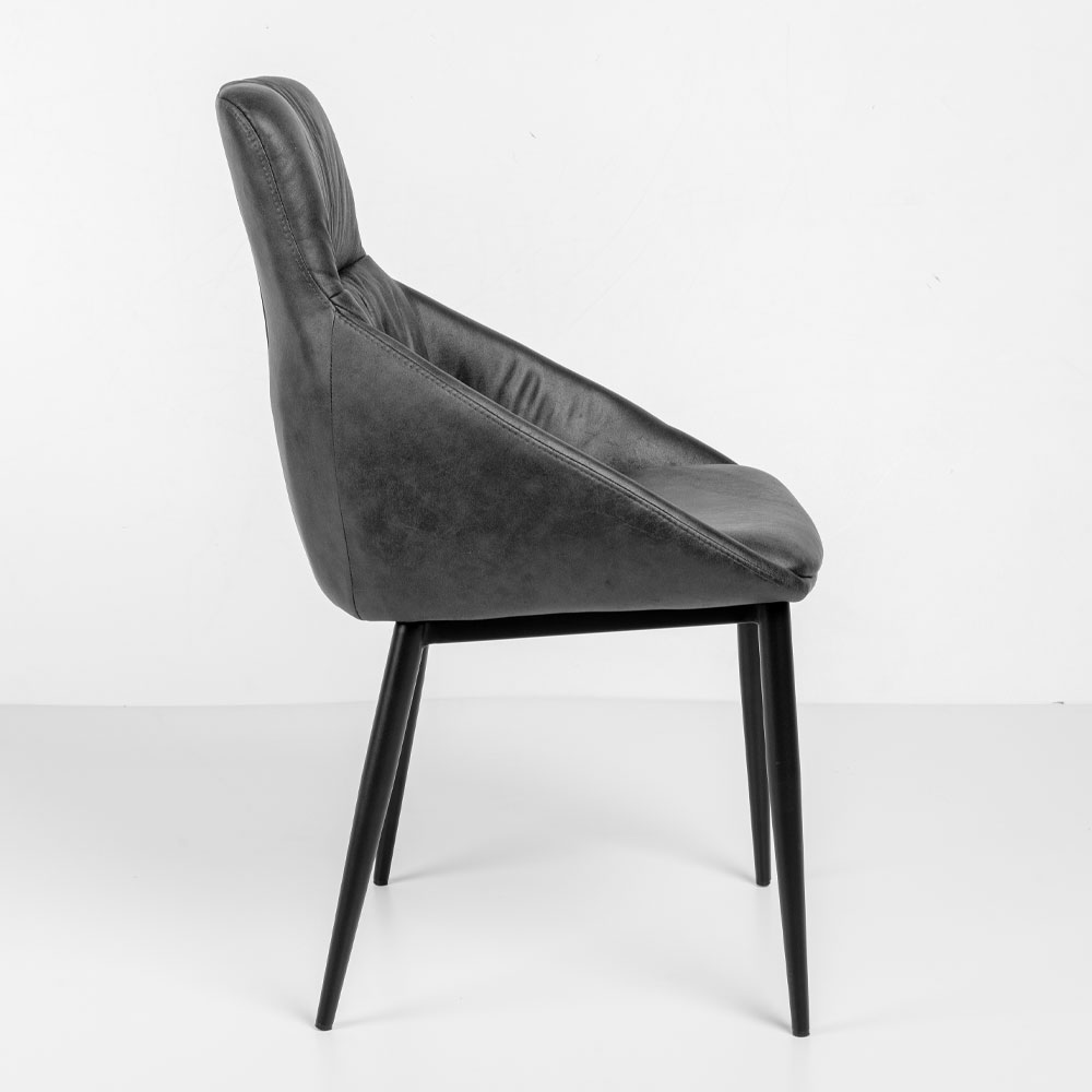 TOSCA ΚΑΡΕΚΛΑ ΓΚΡΙ 61.5x58x91 - Image 3