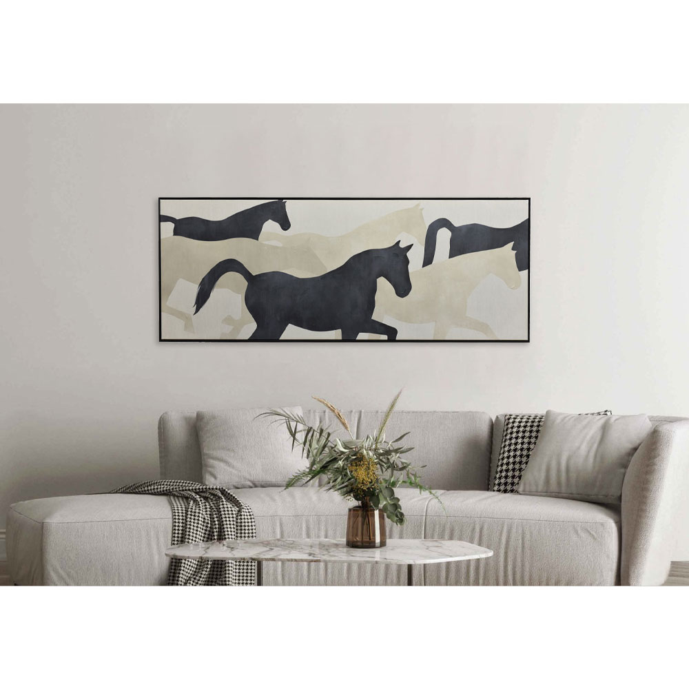 POWER OF FREEDOM ΠΙΝΑΚΑΣ ΔΙΑΚΟΣΜΗΣΗΣ 180x70x4 ΚΑΜΒΑΣ ΜΠΕΖ ΜΑΥΡΟ ΜΑΥΡΟ - Image 2