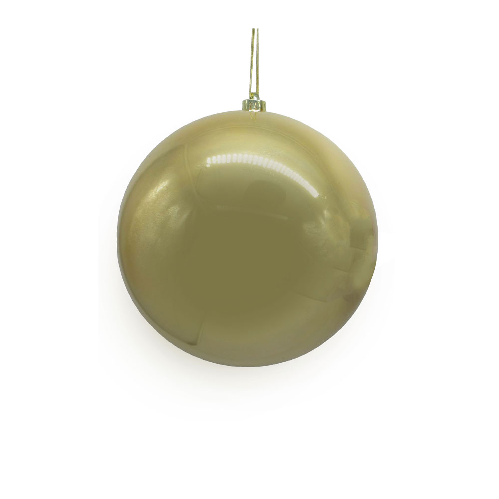 FAITH 15 ΧΡΙΣΤΟΥΓΕΝΝΙΑΤΙΚΗ ΜΠΑΛΑ 15x15x15cm ΠΛΑΣΤΙΚΟ ΧΡΥΣΟ