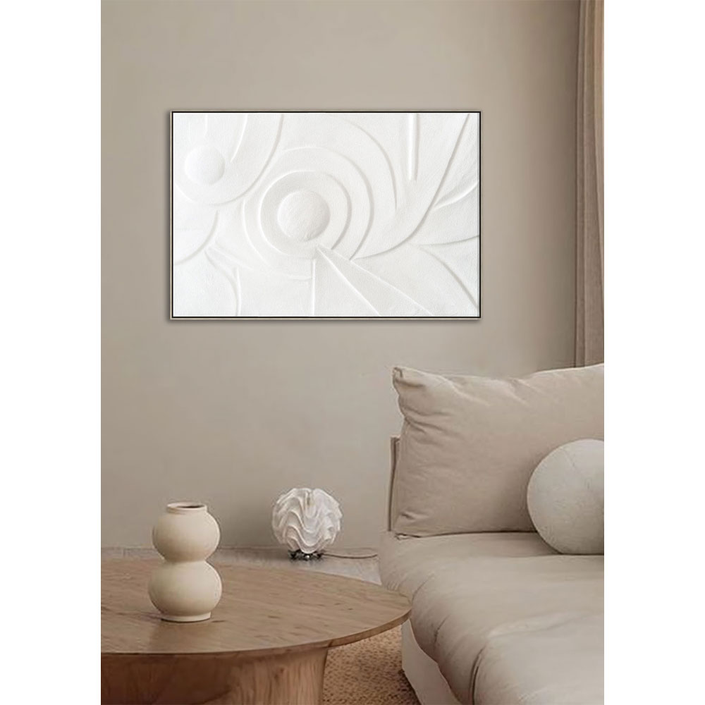 DIVINE ART ΠΙΝΑΚΑΣ ΔΙΑΚΟΣΜΗΣΗΣ 80x120x6 ΚΑΜΒΑΣ ΛΕΥΚΟ ΞΥΛΟ ΦΥΣΙΚΟ - Image 2